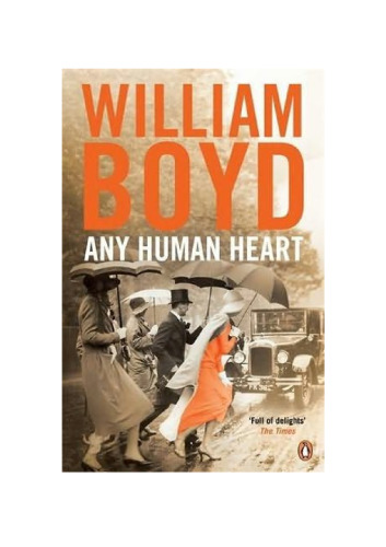 Any Human Heart. William Boyd