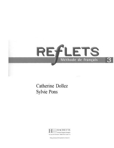 Reflets 3 : Méthode de français  