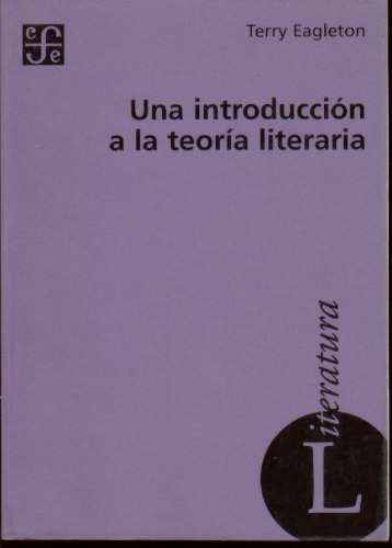 Una Introduccion a la Teoria Literaria