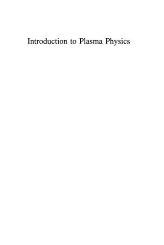 Introduction to plasma physics