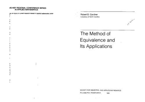 Method of equivalence and its applications