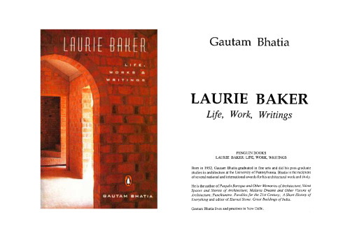 Laurie Baker- Life, Works and Writings  