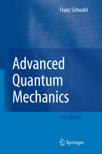 Advanced Quantum Mechanics