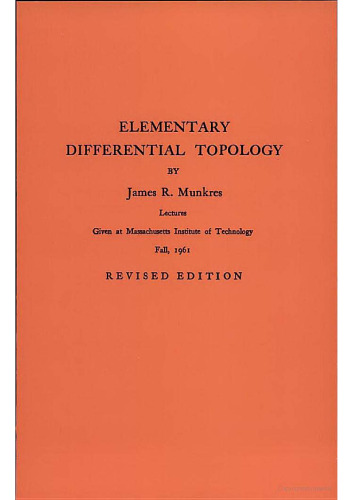 Elementary Differential Topology