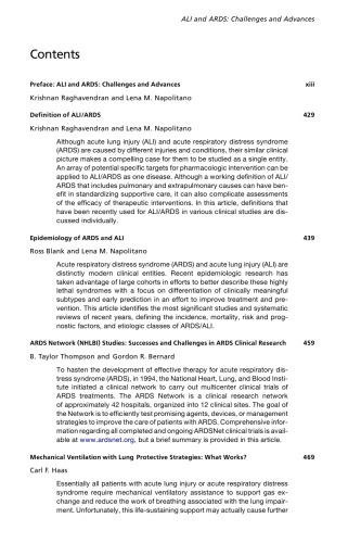 ALI and ARDS: Challenges and Advances, An Issue of Critical Care Clinics (The Clinics: Internal Medicine)  