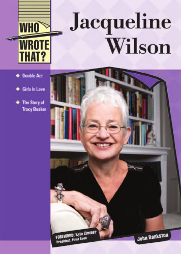 Jacqueline Wilson (Who Wrote That?)  