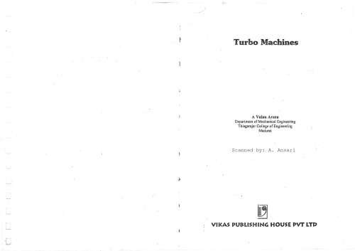 Turbomachines  