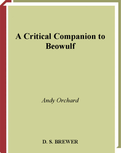 A Critical Companion to Beowulf  