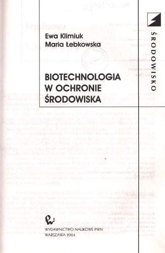 Biotechnologia w ochronie środowiska