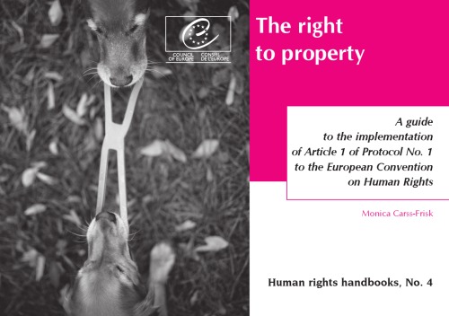 The right to property  