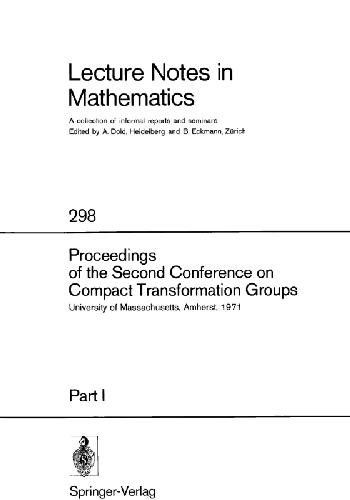 Proceedings of the second conference on compact transformation groups