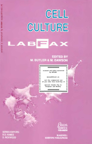 Cell Culture Lab Fax (Labfax Series)  