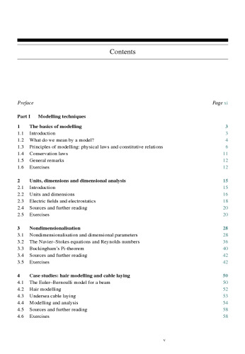 Practical Applied Mathematics: Modelling, Analysis, Approximation