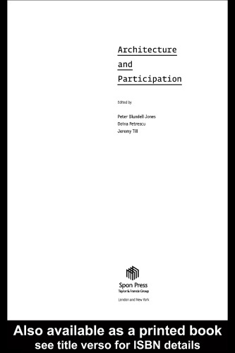 Architecture and Participation  