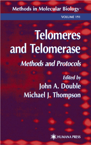 Telomeres and Telomerase: Methods and Protocols (Methods in Molecular Biology Vol 191)  