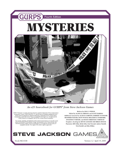 GURPS Mysteries (4ed)