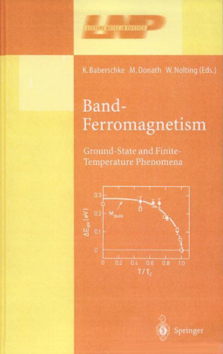 Band-Ferromagnetism (LNP 580)  