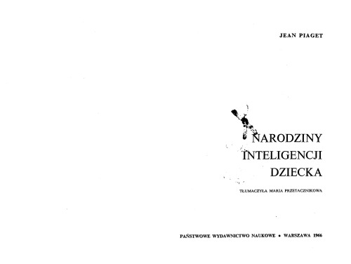 Narodziny inteligencji dziecka