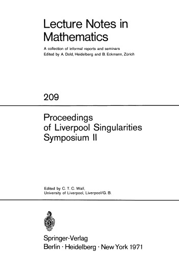 Proceedings of Liverpool Singularities Symposium II