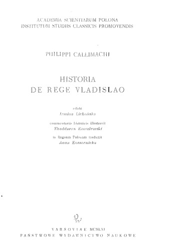 Historia de rege Vladislao