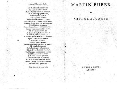 Martin Buber  