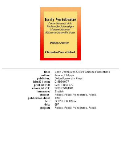 Early vertebrates  