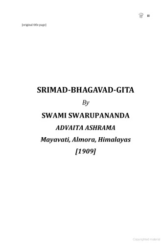 Srimad-Bhagavad-Gita (Forgotten Books)  