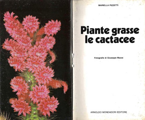 Piante grasse. Le cactacee  