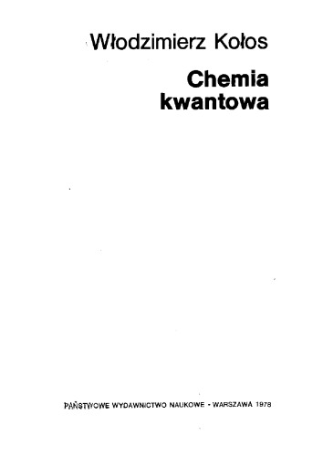 Chemia kwantowa  