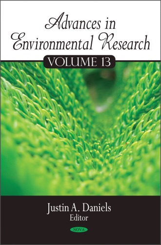 Advances in Environmental Research, Volume 13  