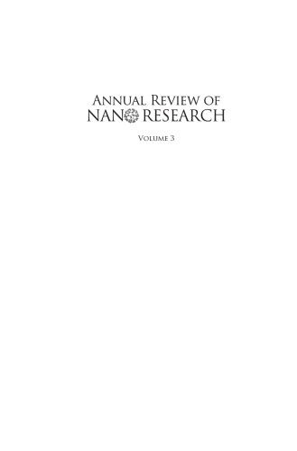 Annual Review of Nano Research, Volume 3  