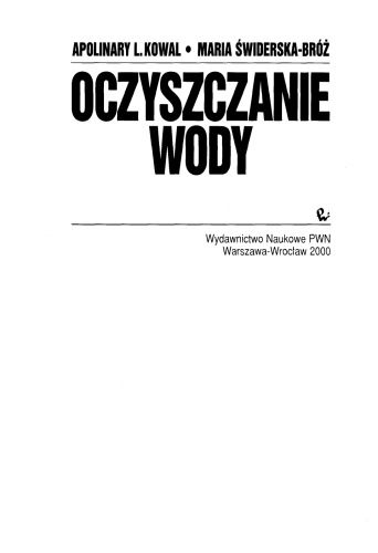 Oczyszczanie wody