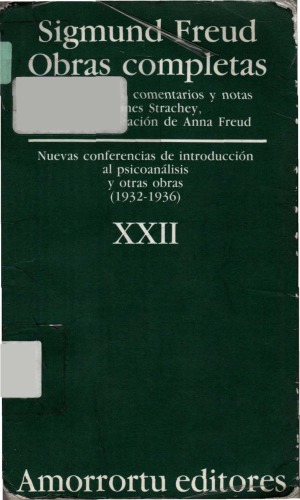 Obras Completas - Tomo XXII Nuevas Conferencias de Introduccion Al Psicoanalisis