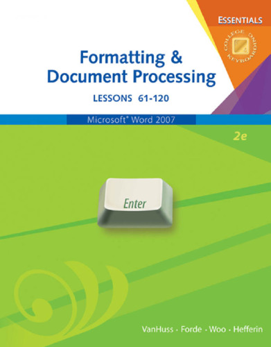 Formatting & Document Processing: Lessons 61-120  