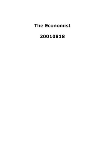 The Economist - 18 August 2001  