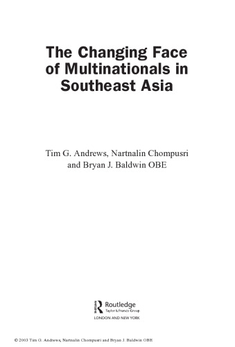 The Changing Face of Multinationals in South East Asia (Working in Asia)  