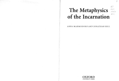 The Metaphysics of the Incarnation  