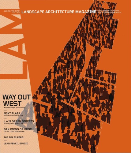 Landscape Architecture Magzine JULY 2011