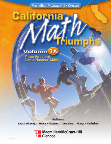 California Math Triumphs VOL 1A Place Value (CALIFORNIA MATH TRIUMPHS VOL 1A)  