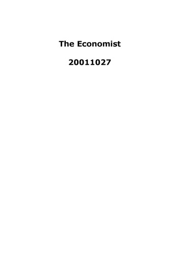 The Economist - 27 October 2001  