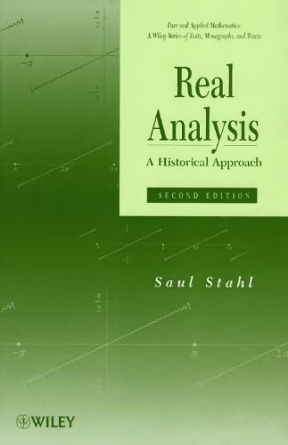 Real Analysis: A Historical Approach, Second Edition  