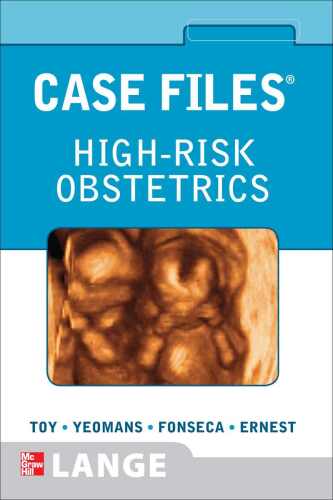 Case Files High-Risk Obstetrics (1st Edition)  