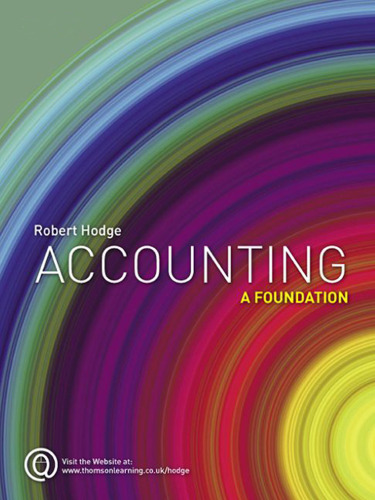 Accounting: A Foundation  