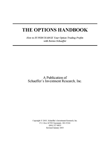 The Options Handbook  