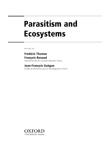 Parasitism and Ecosystems