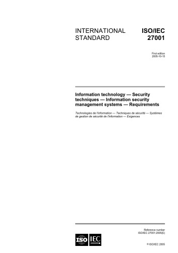 ISO - IEC 27001 v 2005  