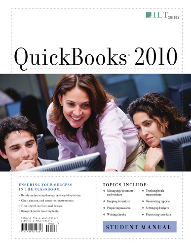 QuickBooks 2010, Student Manual  