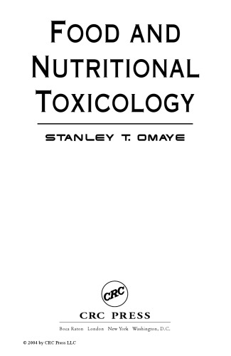 Food and Nutritional Toxicology