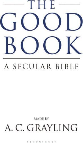 The Good Book: A Secular Bible  