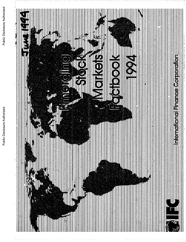 Emerging Stock Markets Factbook, 1994  